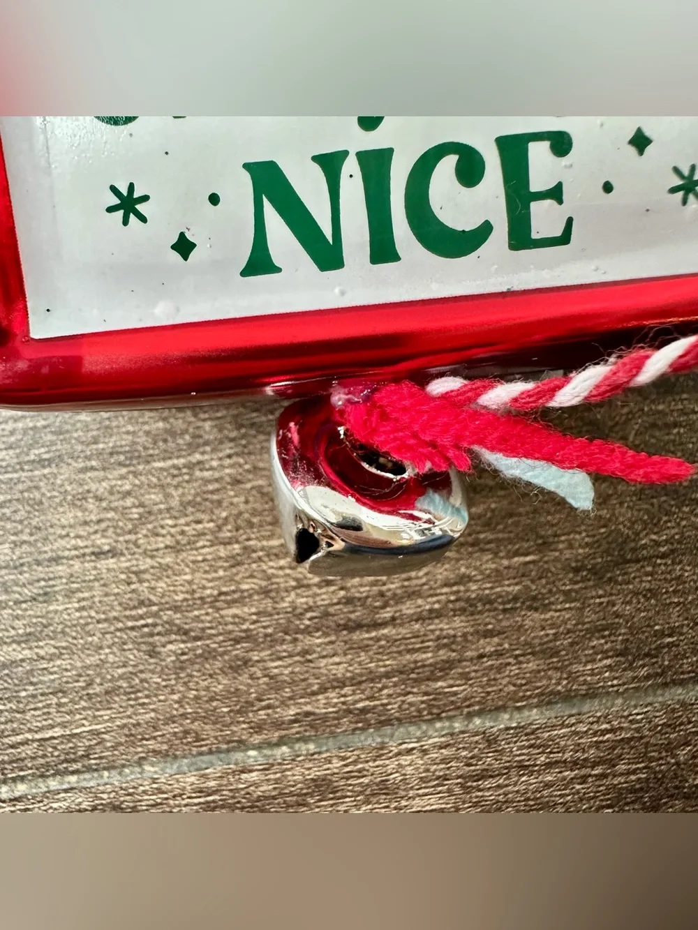 Macy’s Holiday Lane Glass Gingerbread Spice & Everything Nice Christmas Ornament